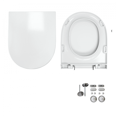 Унитаз-компакт Sanita Luxe Art DM ARTSLCC01040622 с бачком и сиденьем микролифт